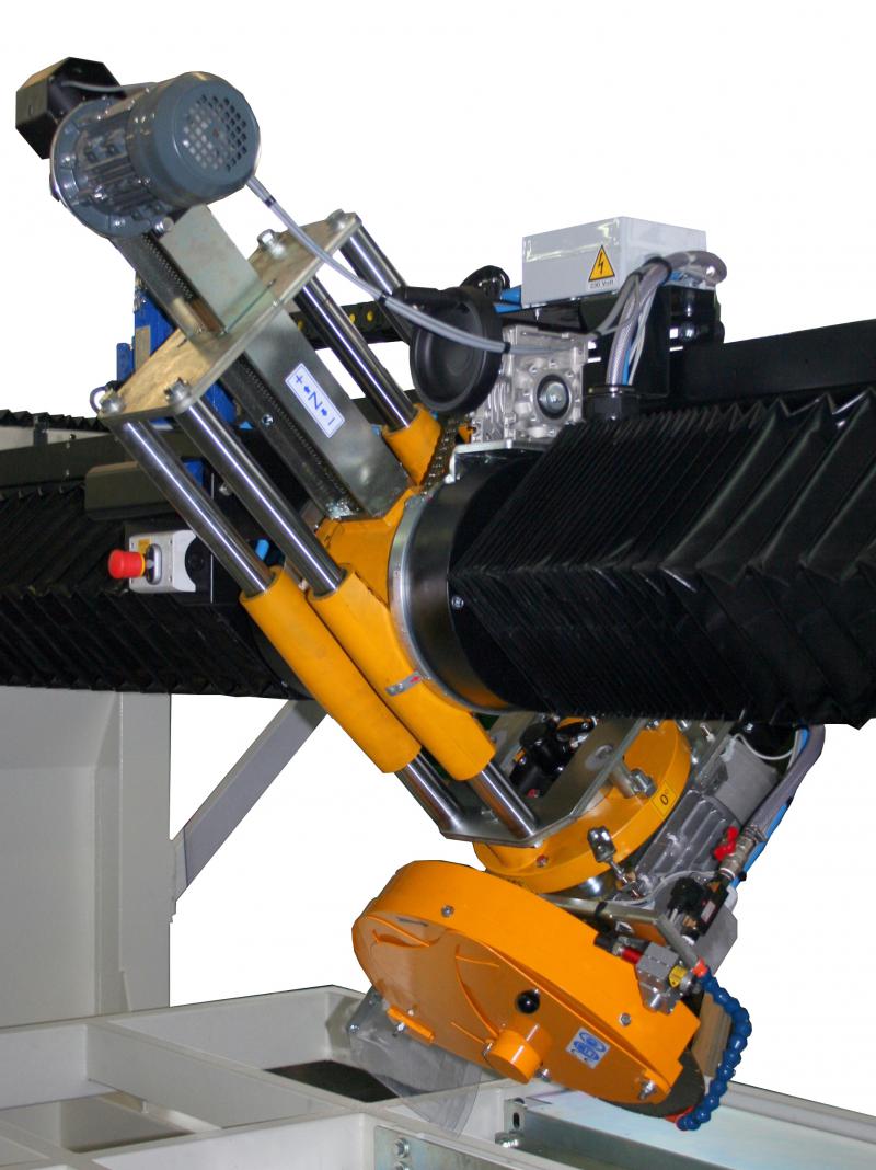 Head tilting at 45 degrees