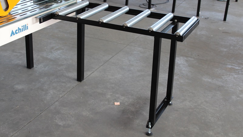 Banco lateral con rodillos